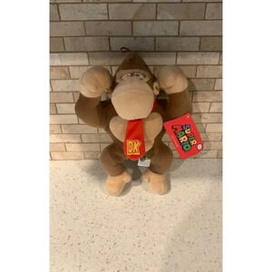 DK Donkey Kong 10" Plush Official Licensed Nintendo Super‎ Mario b32